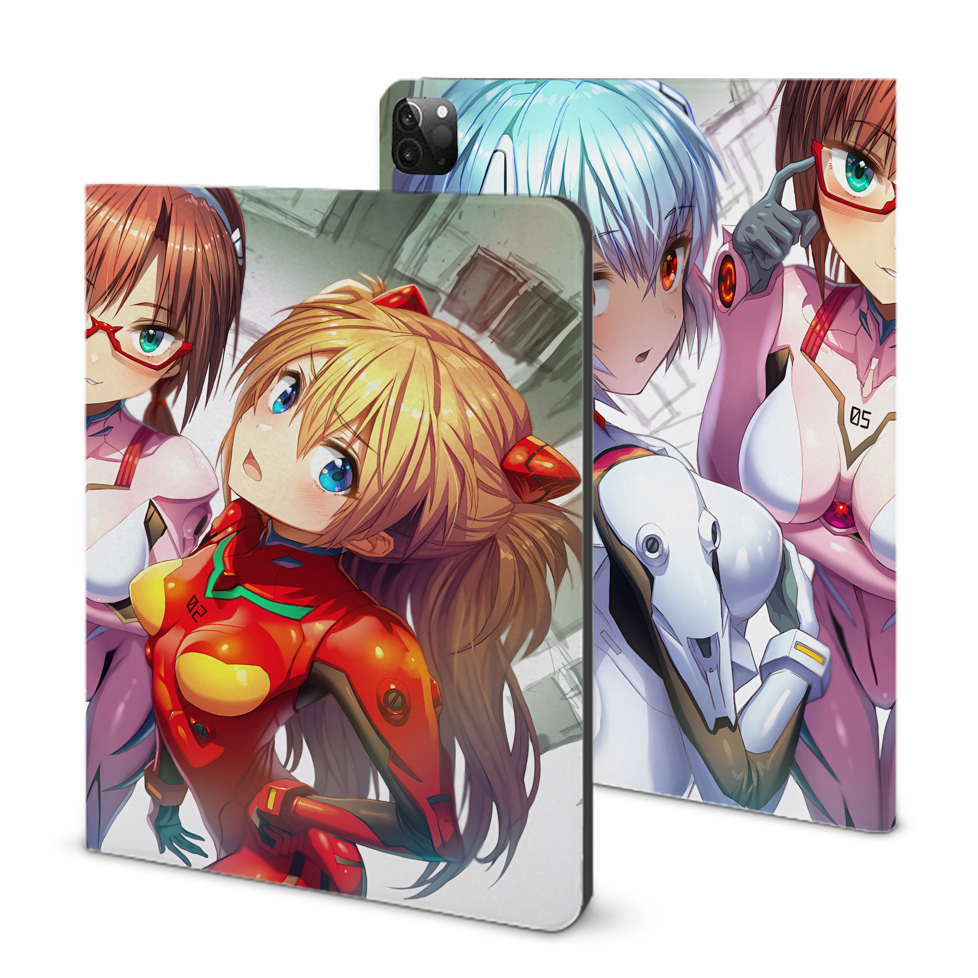 （画像用） EVA 新世紀エヴァンゲリオン IPadケース ペンホルダー付き ブックスタイルデザイン